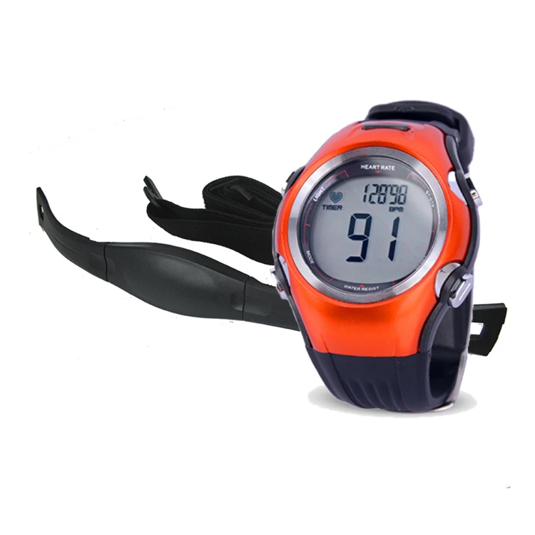 High Quality 5.3K ANT Wireless Compatible Transmission Heart Rate Monitor Chest Straps Chronograph Watch Set