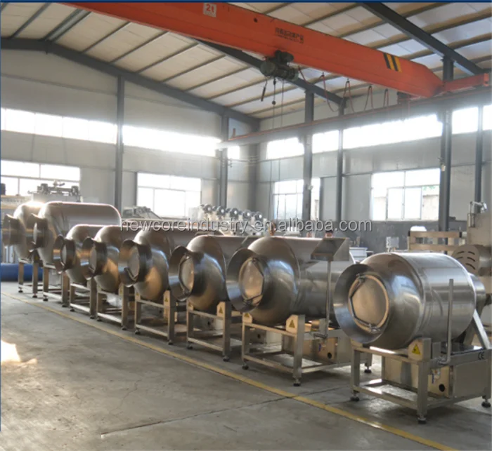 Stainless Steel Good Price Automatic Marinating Machine Chicken Beef Halal Equipment Vacuum Meat Tumbler