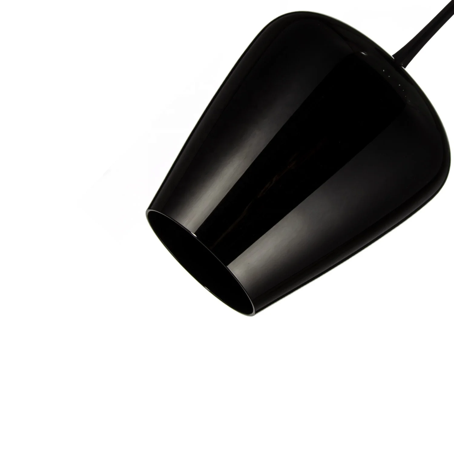 Custom LOGO elegant red wine glass Handmade Lead Free Crystal long stem black wine glasses