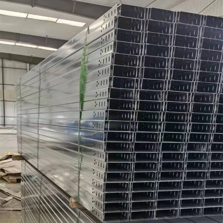 Galvanized steel cable tray and Perforated cable tray supporting system