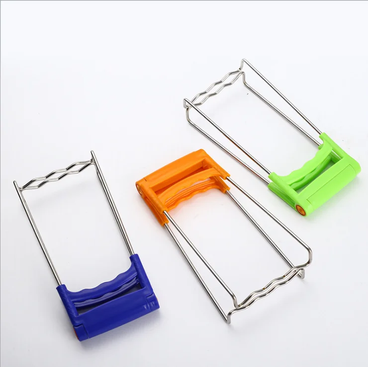 
High Quality Factory Directly PP Handle Anti-hot Stainless Steel Dishes Bowl Clip Hot Plate Clip Gripper 