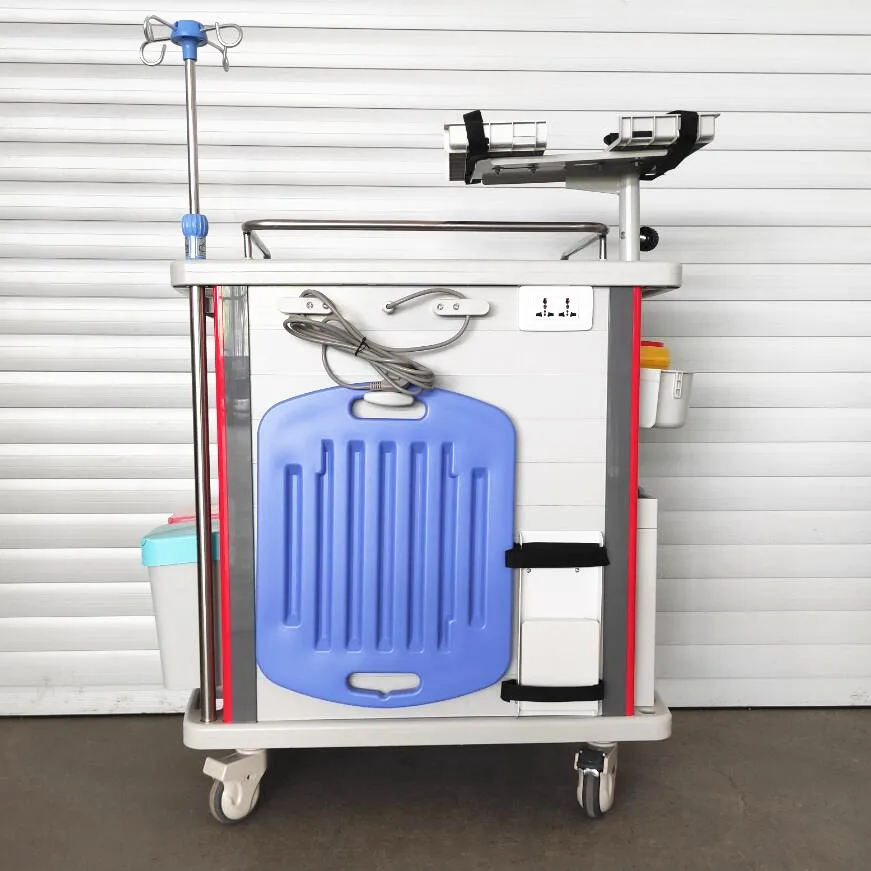 KN-J101 Hospital ABS Emergency Trolley For Emergency Room