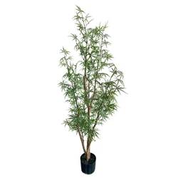 Real Touch 160cm High Dizygotheca Elegantissima Plant Tree Maceta Planta Artificial for Drawing Room Decor Arboles Trees