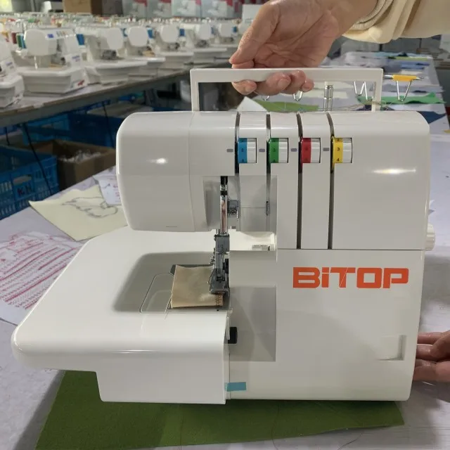 BT-703 electric portable hand held mini hand overlock sewing machine home