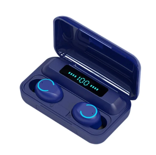 LED Power Display Invisible Wireless Sport Headphones With Power Storage Wireless BT 5.0 Waterproof Earphone Waterproof Earbuds