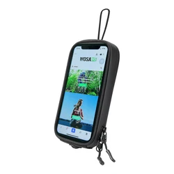 WOSAWE Black Motorcycle mobile phone navigation package  motorcycle fuel tank bag Magnetic Gas Tank Clear Bag For Cell Phone