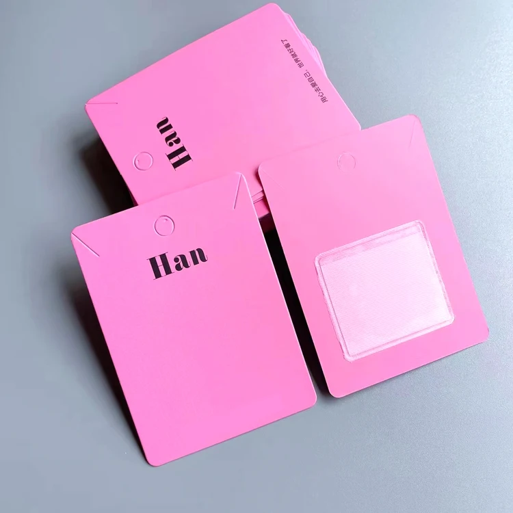 FREE SHIPPING Spot tail chain pouch necklace paper card packaging soft pvc bag card back plastic jewelry storage bags