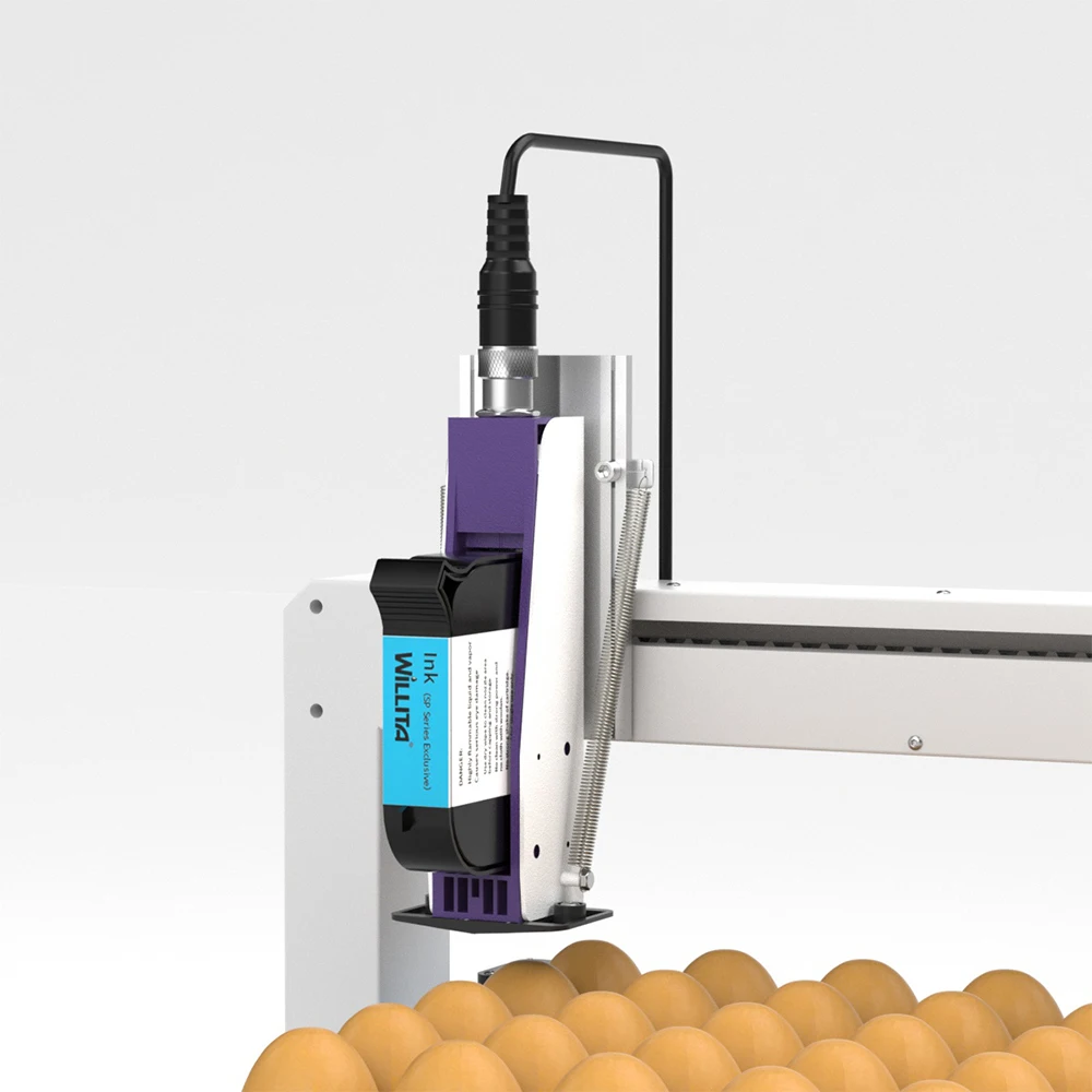 High Speed Egg Batch Code Inkjet Printer Automatic Egg Stamping Inkjet Marking Machine