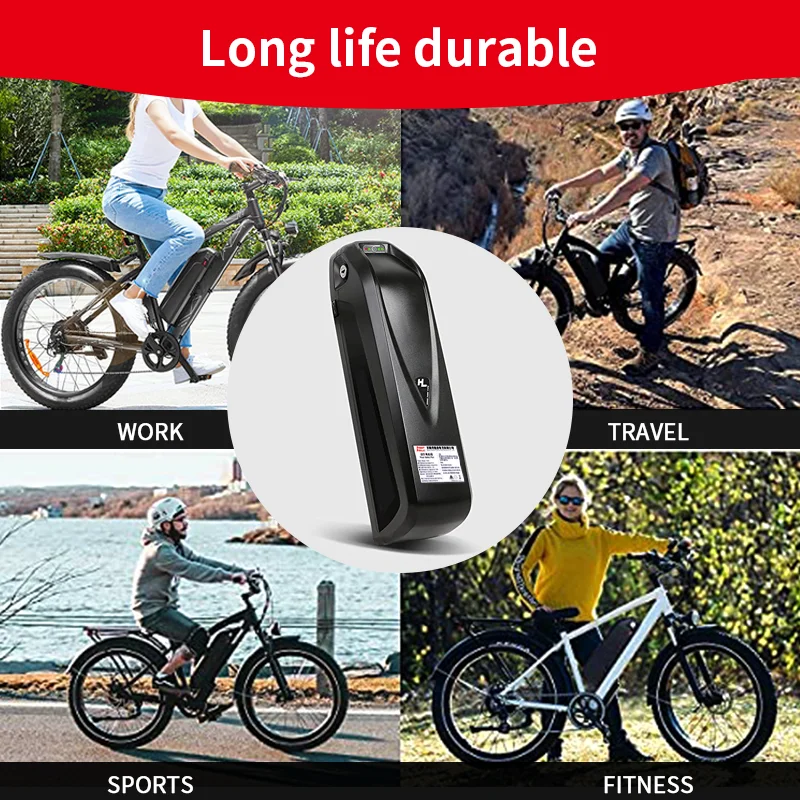 Rydbatt Hailong Ebike Battery Case 36v 48v 52v 13ah 16ah 20ah Electric Bicycle Battery 18650 Lithium Battery