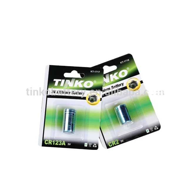 Lithium battery CR2 CR123A size 3V