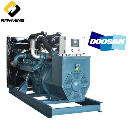 Korea brand Doosan 300kw/375KVA diesel generator with P158LE-1 Doosan engine