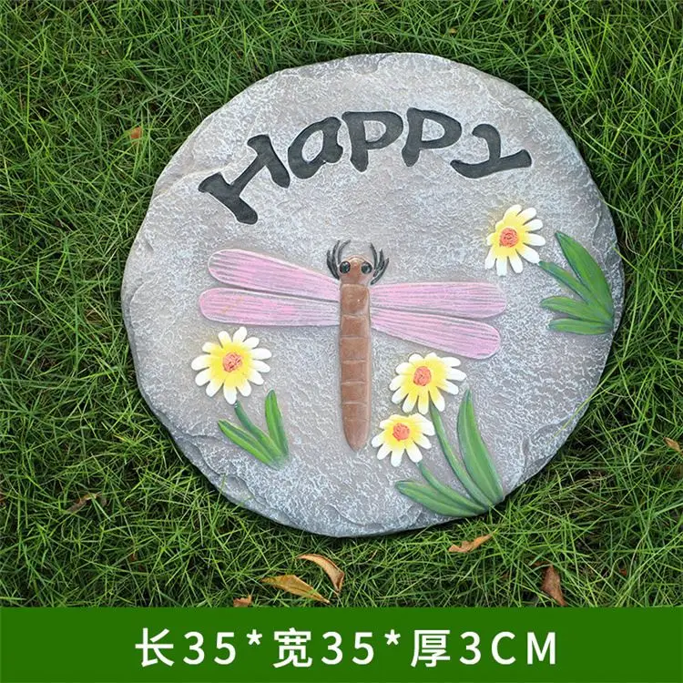 
Resin Garden Outdoor Stepstone Decoration Design Villa Courtyard Anti-skid Jewelry Courtyard 