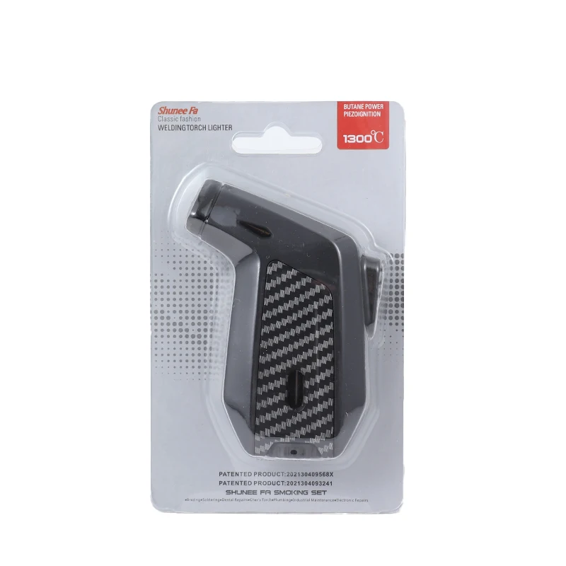 Black Welding Torch Lighter Portable Classic Fashion Smoking Accessories Windproof Gas Smoking Lighters