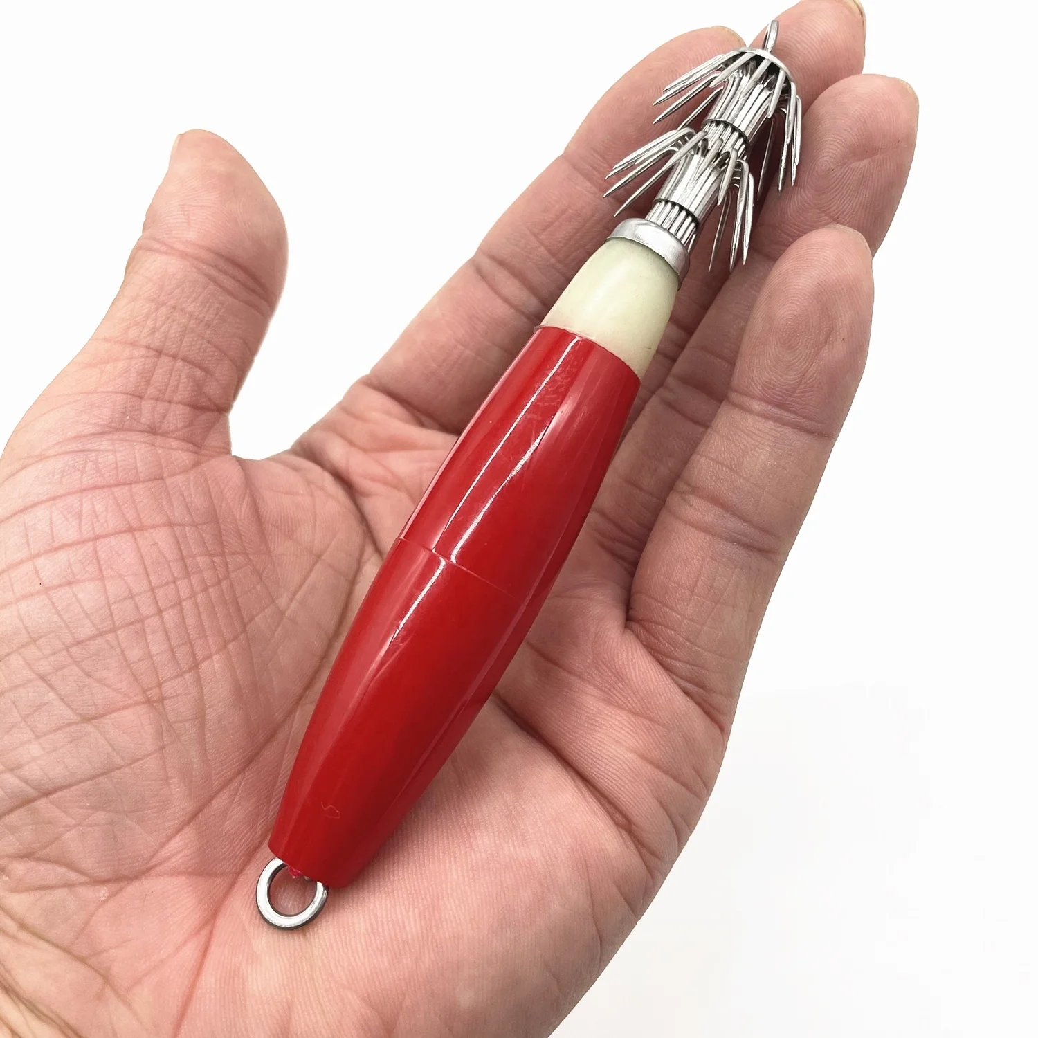 Wholesale Double Saltwater Automatic Umbrella Luminous Commercial Fishing Squid Jig