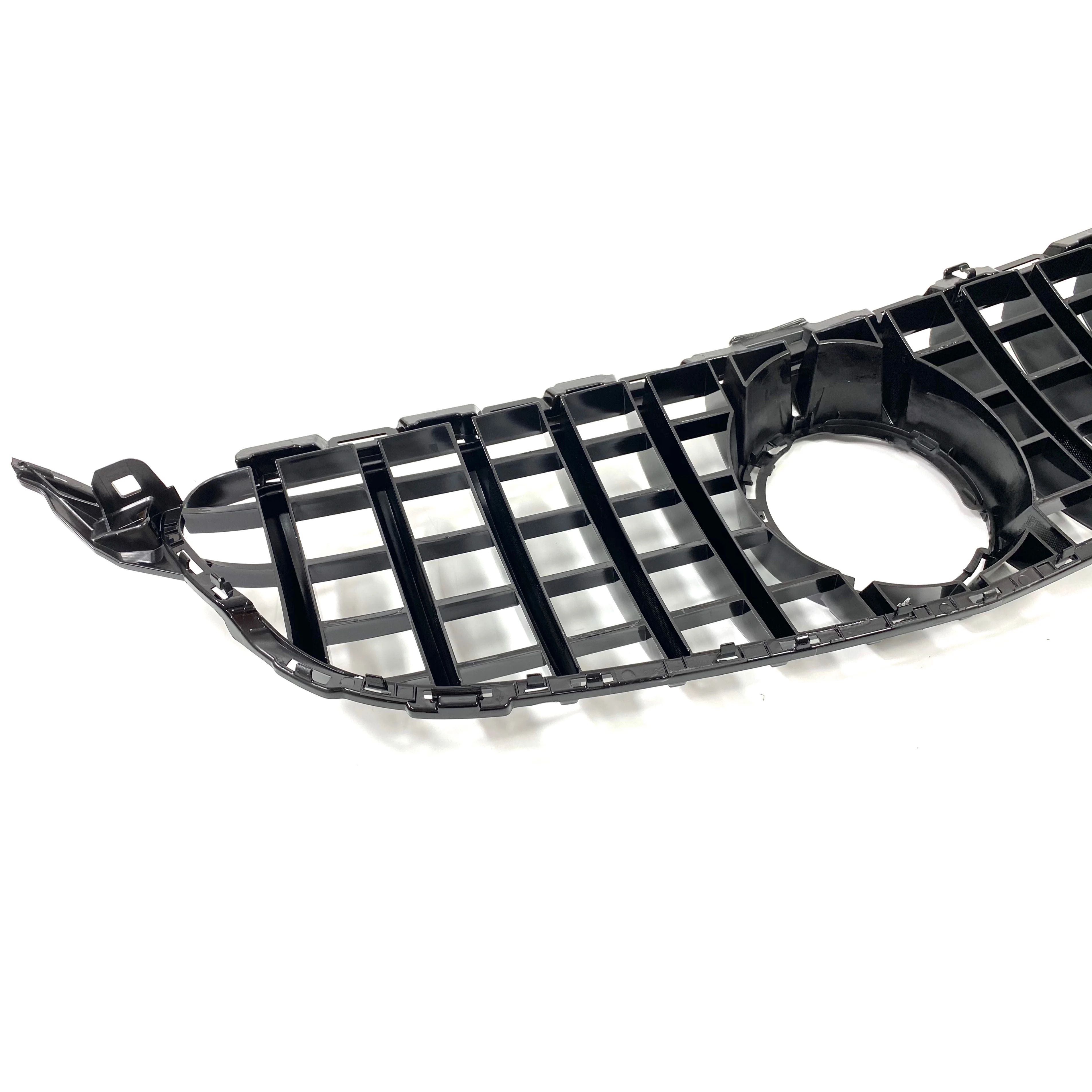Black GTR Style Custom Car Grill Mesh Front Grill for Mercedes Benz C CLASS W205 2019