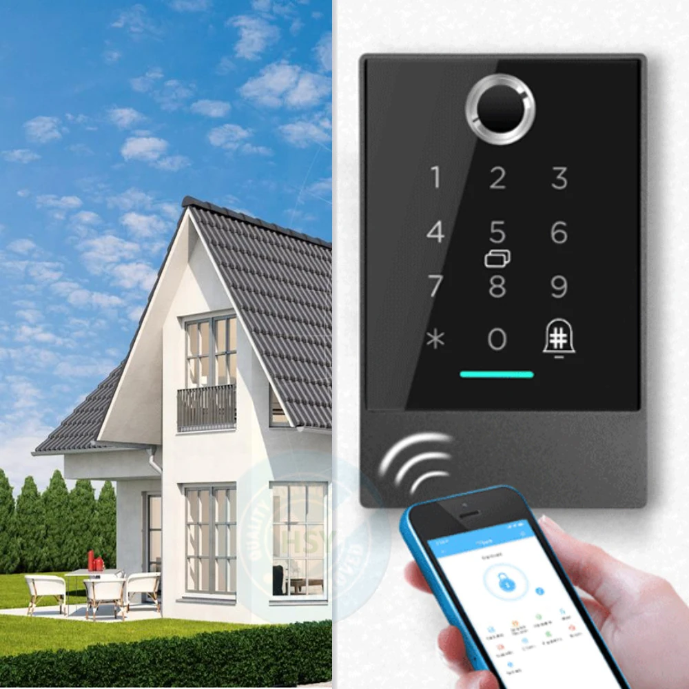 TTlock App открытый режим умный дом водонепроницаемый автономный считыватель сенсорная клавиатура WIFI контроль