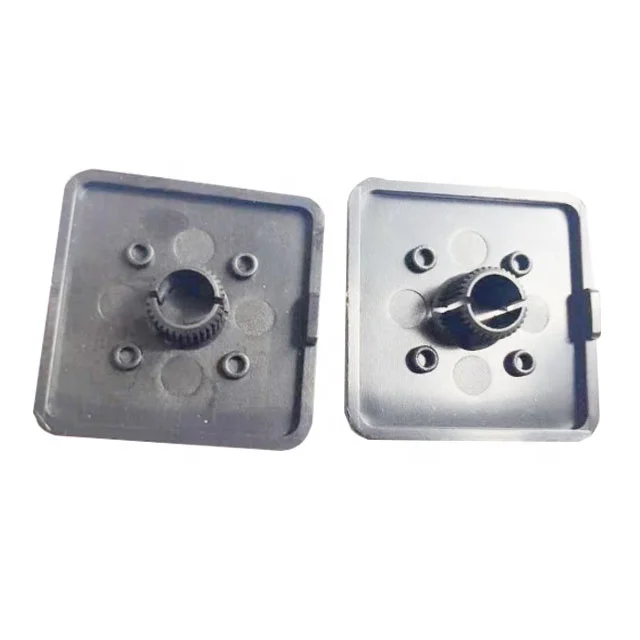T Slot Plastic Cover Tubing Connectors 100100 Square End Caps Plastic End Cap