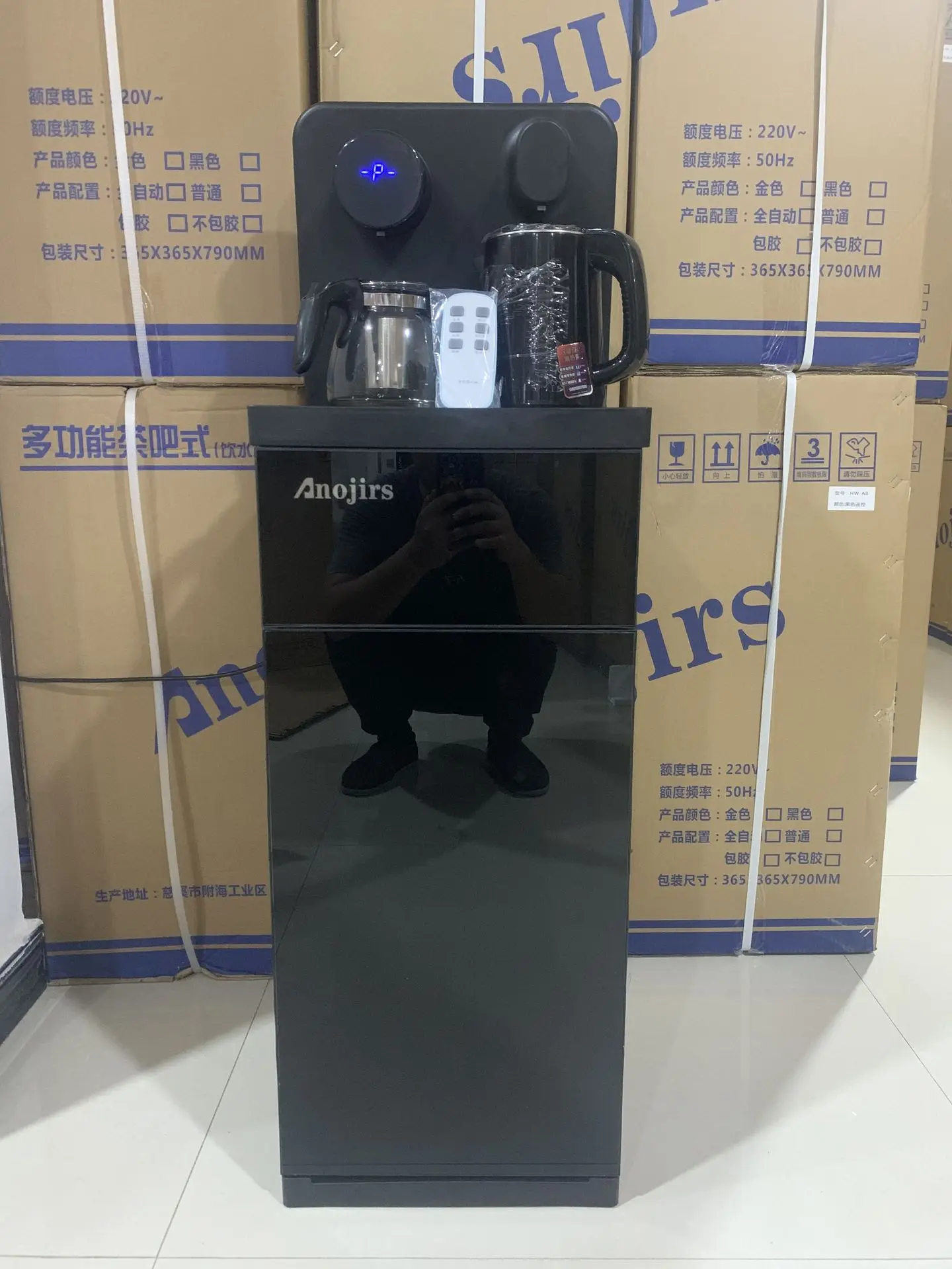 Tea bar machine vertical drinking fountain multifunctional lower barrel intelligent automatic tea bar machine