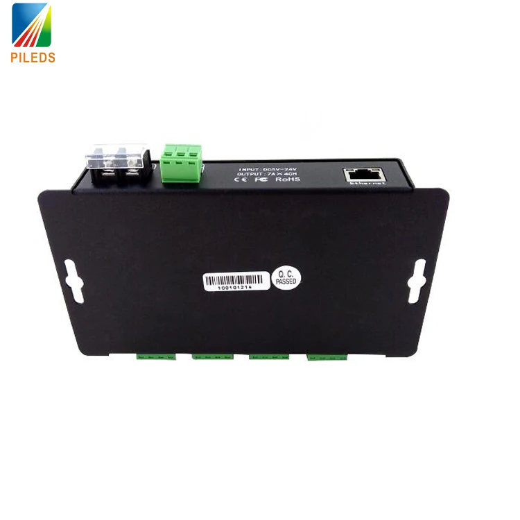 BC-204 новое изобретение artnet для SPI и DMX ethernet порт светодиодный движущийся дисплей плата пиксельный контроллер света