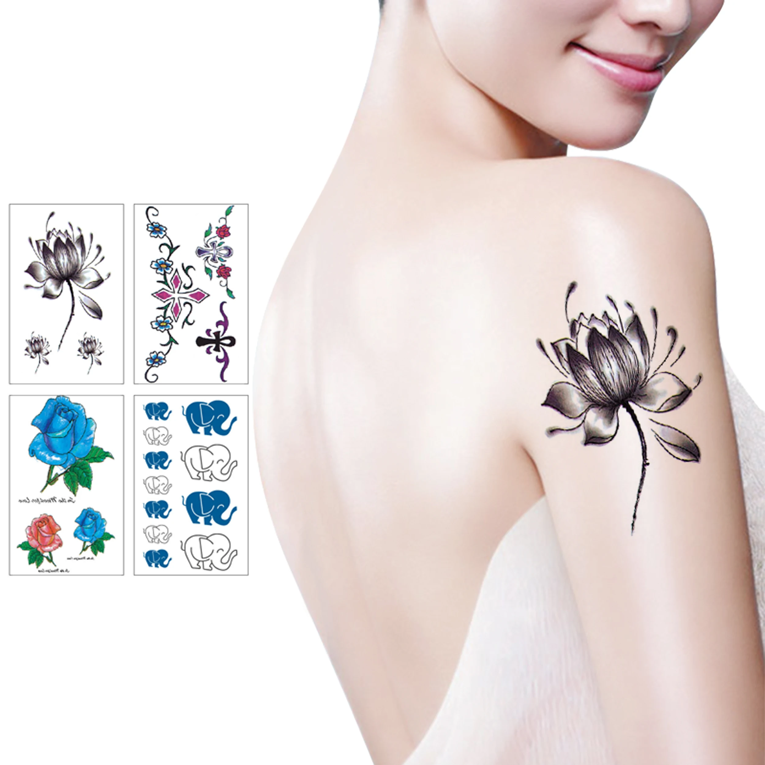 Customized Design Printing Waterproof Temporary Tattoo Tattoo Sticker Custom Waterproof Kids Tattoo Stickers
