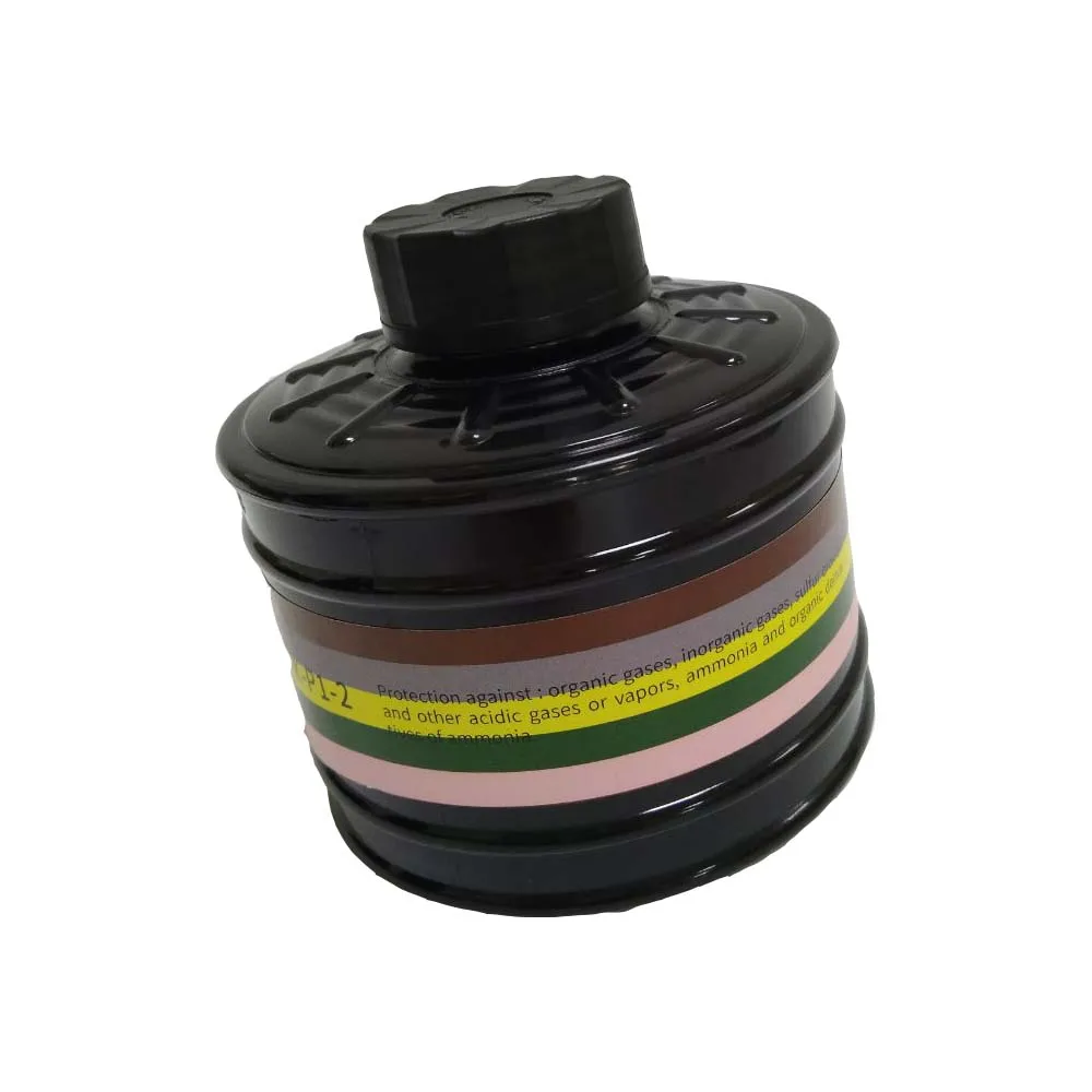 CNSTRONG OEM ODM activated carbon comprehensive filter  ABEK2P1 Canister RD40 connector with full face gas respirator