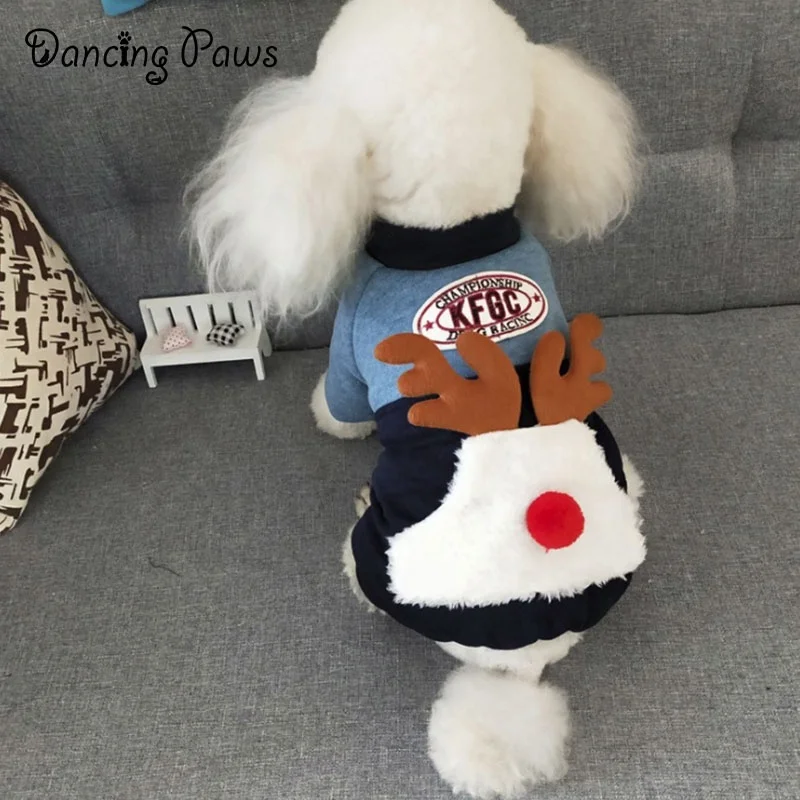 2019 Christmas Dog cats Clothes For Dog Pet Costumes Red Coat Clothing Cute Puppy For Dogs Pets cloth