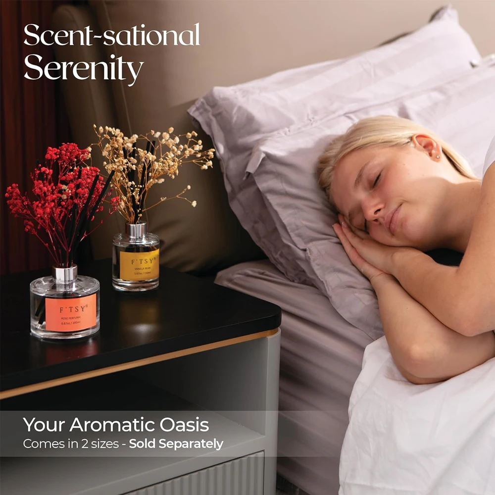 Manufacturers Private Label Dried Flower Reed Diffuser Sets Home Fragrance Scented Reed Diffuser With Floral Sticks