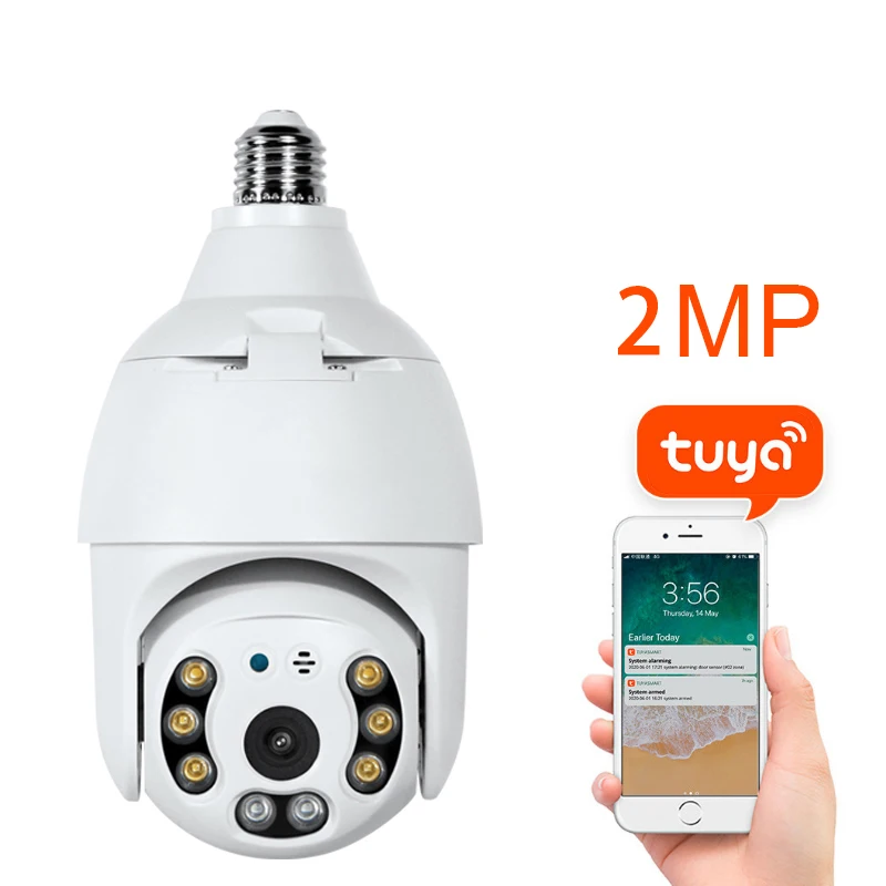 Tuya Smart Outdoor Weatherproof Pan-tilt Camcorder Two-way Audio Security Ip Camera