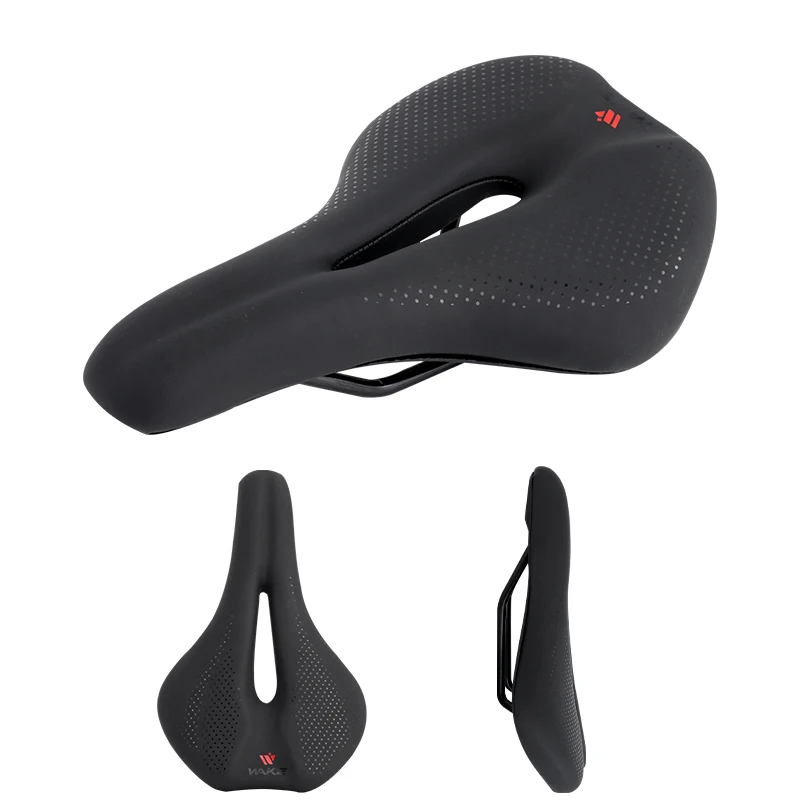Ultra Light Shockproof Wake Bike Seat Hollow Breathable Mountain Bicycle Cushion with Ventilation Function