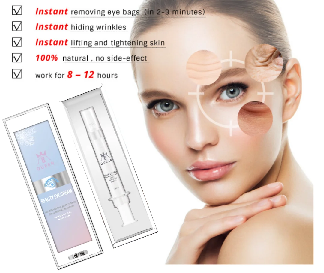 Eye Wrinkle Remover Cream Eye Cream Tube Airless OEM Private Label Anti Aging Cream