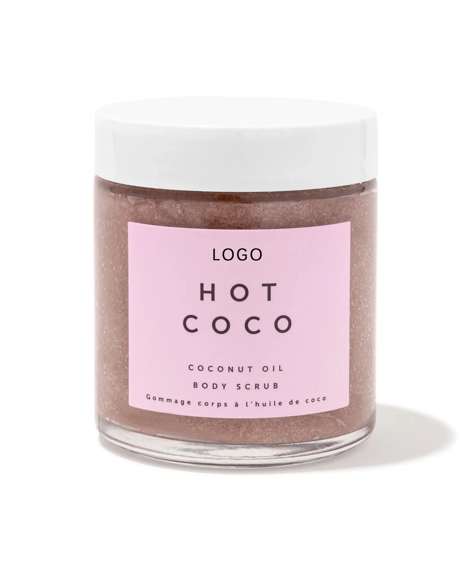 Private Label 250g Skin Coco Coffee Coconut Oil Body Scrub Brighten Deep Cleansing Body Exfoliating For All Skin