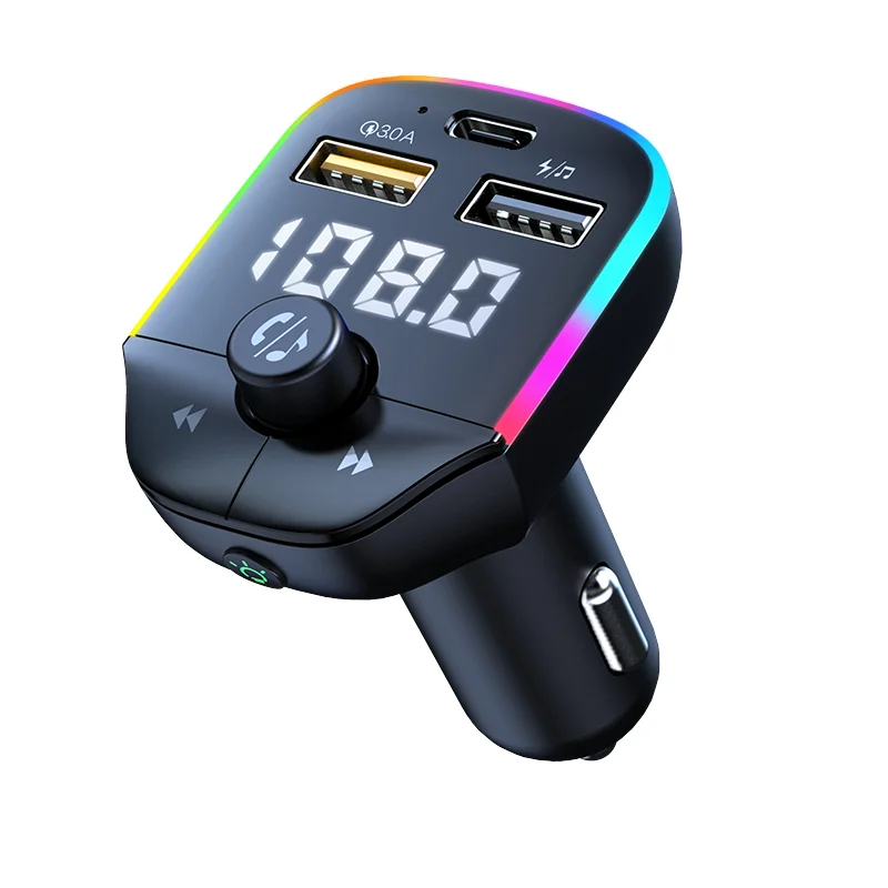 Dual 3.1A USB Hands Free Call 5 0 BT адаптер Быстрое Автомобильное зарядное устройство беспроводной fm-передатчик автомобильный MP3-плеер