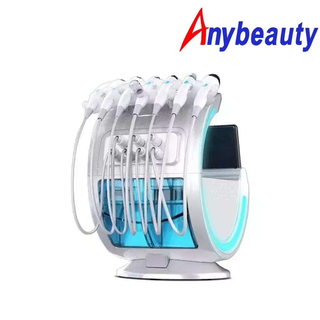 Quality New Multifunctional Facial Aqua Spa Cleaning Machine 7 in 1 H2O2 Water Oxygen Jet Peel Beauty Skin Machine Aqua Peeling