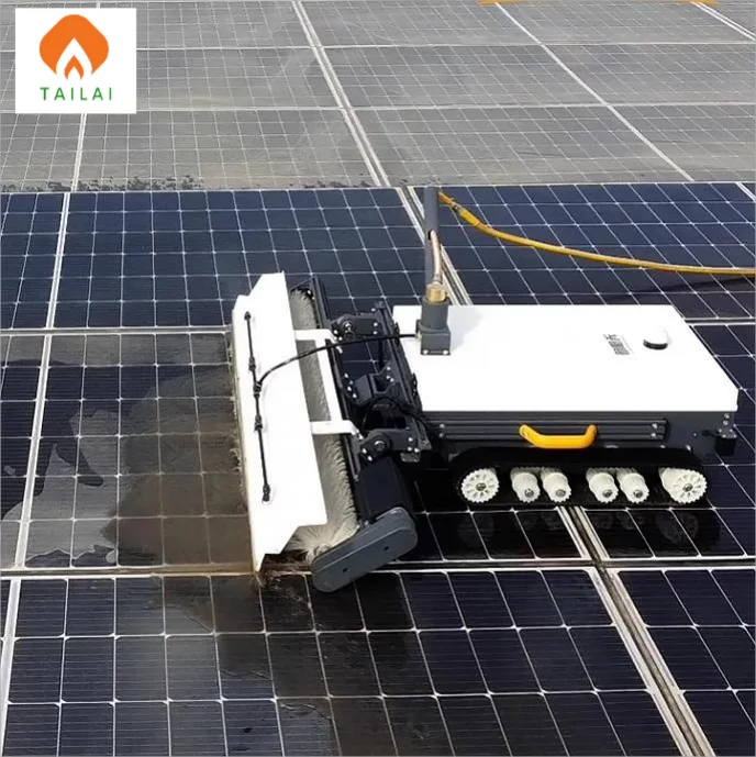 Tailai High Quality Photovoltaic Solar Panel Energy Cleaning Machine Robot for Cleaning Photovoltaic Solar Panels