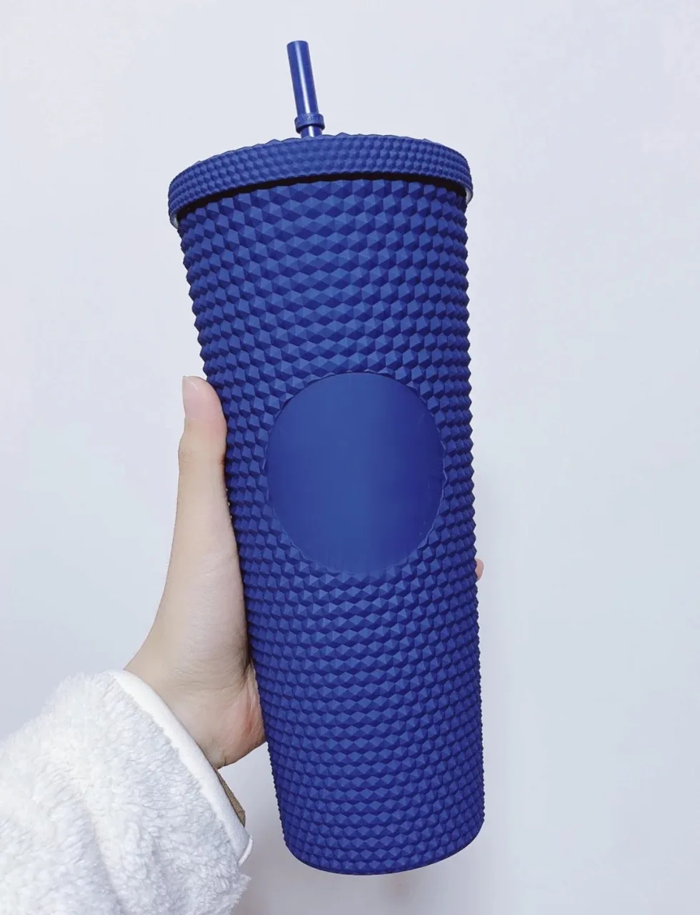 2023 Sell Well Plastic Studded Tumbler Accept Custom Reusable Double Wall Cold Color Changing Cup With lid and straw