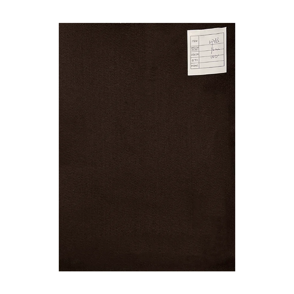 Wholesale Good Quality 002 Felt Wool Pile Fabric Black Custom Suit Lining Fabric