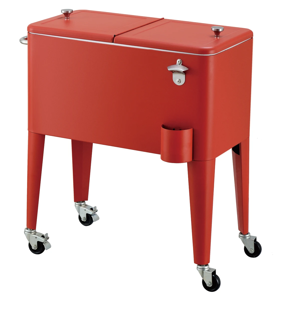 Кулер на колесиках 60 л с изоляцией для кемпинга/пикника/барбекю/Вечеринки