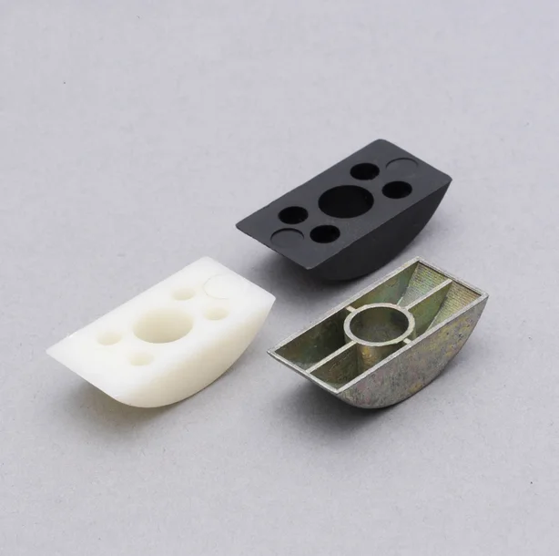 m6m8m10 plastic furniture connector insert hardware half moon Shape round nut Half  Nuts