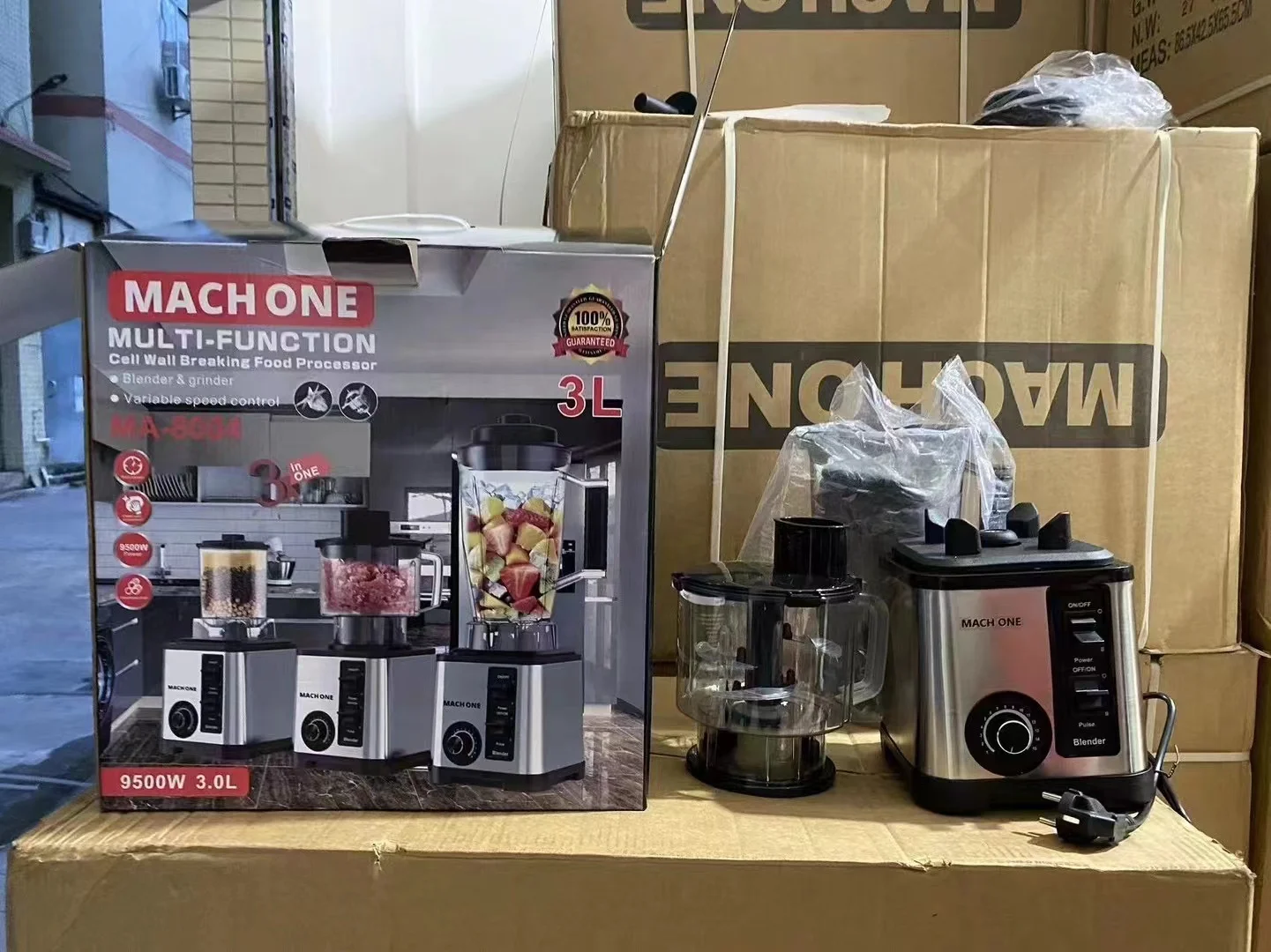 2024 New Fresh Fruit Juice Blender Kitchen Heavy Duty 3L 9500w Silver Crest Commercial Electric Mixer 3 in 1 blender