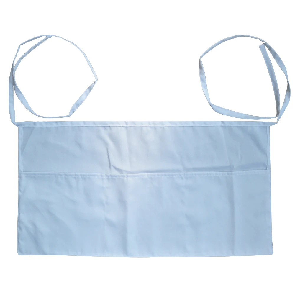  Fashion customize cotton bust apron waist of high grade with two pocket design for barber or coffee