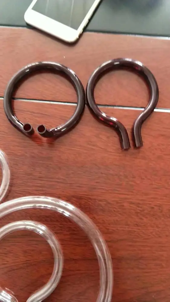 Custom   different sizes bent shape borosilicate glass tube quartz glass tube quartz pipe