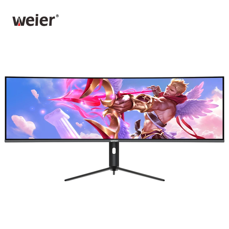 Weier 49 inch gaming monitor curved monitor computer pc monitor cheap price
