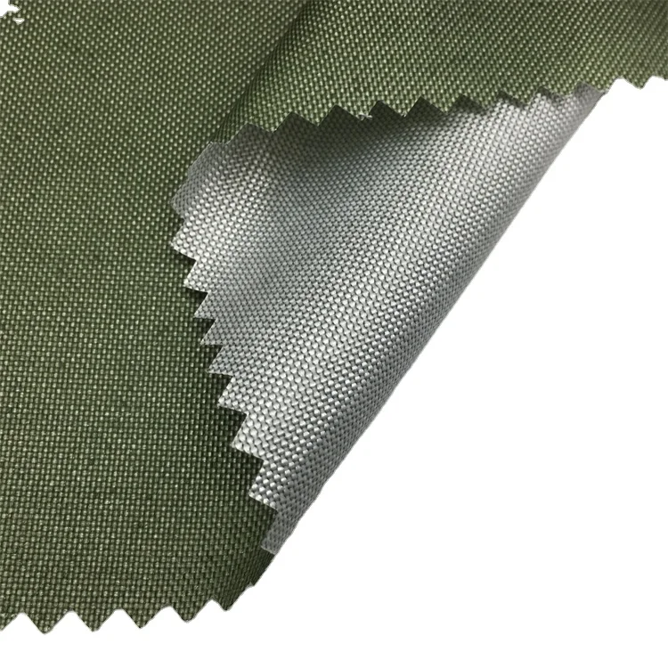 High Quality 2.1M---3M Width 100% Polyester 300D*300D FDY Silver Coated Oxford Fabric For stretch tent fabric waterproof