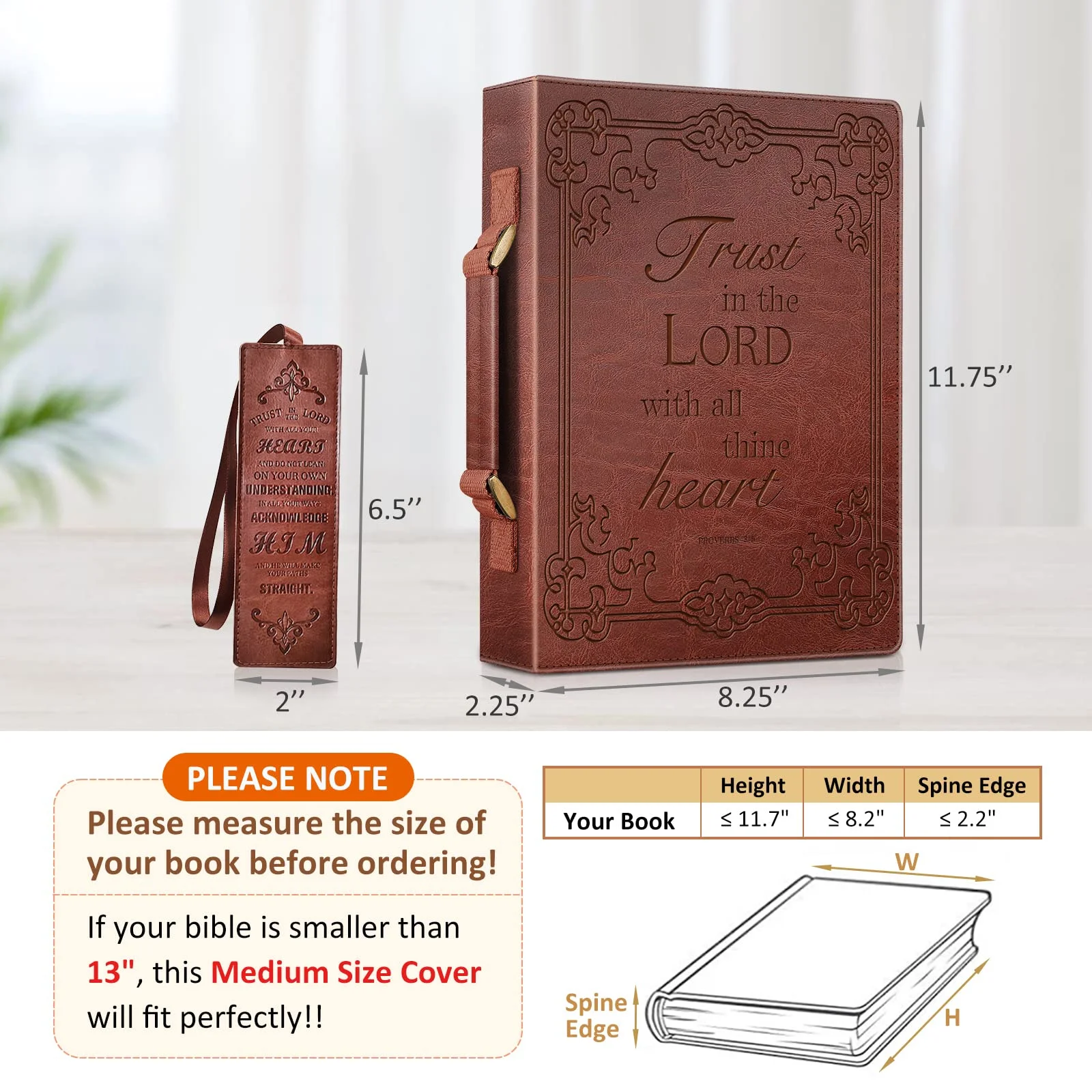 Улучшенная сублимационная сумка для Библии чехол для книги Библия чехол для переноски идеальный подарок для мужчин кожаный чехол для книги