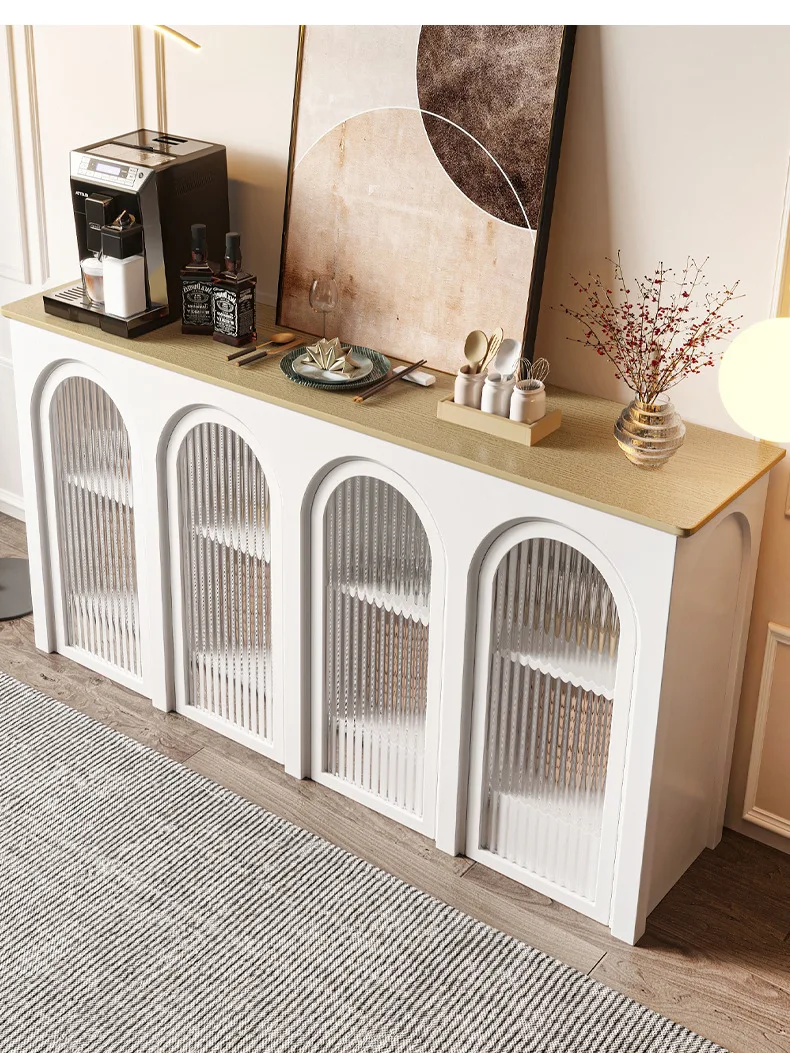 American solid wood table side cabinet door hall retro to do old porch cabinet living room storage decoration cabinet custom