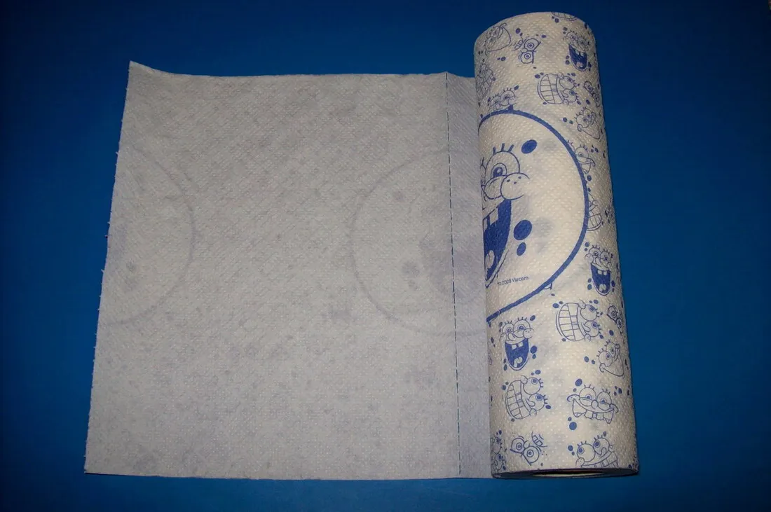 unbleached eco-friendly large oil absorb strong cleaning kitchen paper towel