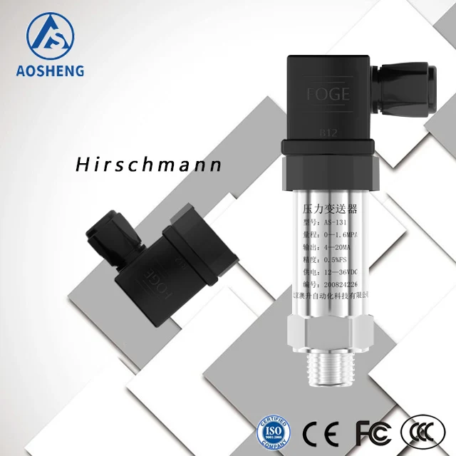 AOSHENG  AS-131  high quality pressure sensor  manufacturer  4-20ma diffused silicon pressure transmitter