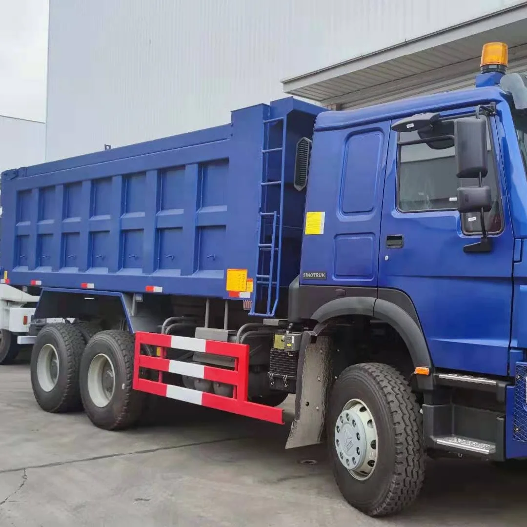 Hot selling tupper truck 6x4 used Howo trucks Shcaman mining dump truck in Africa