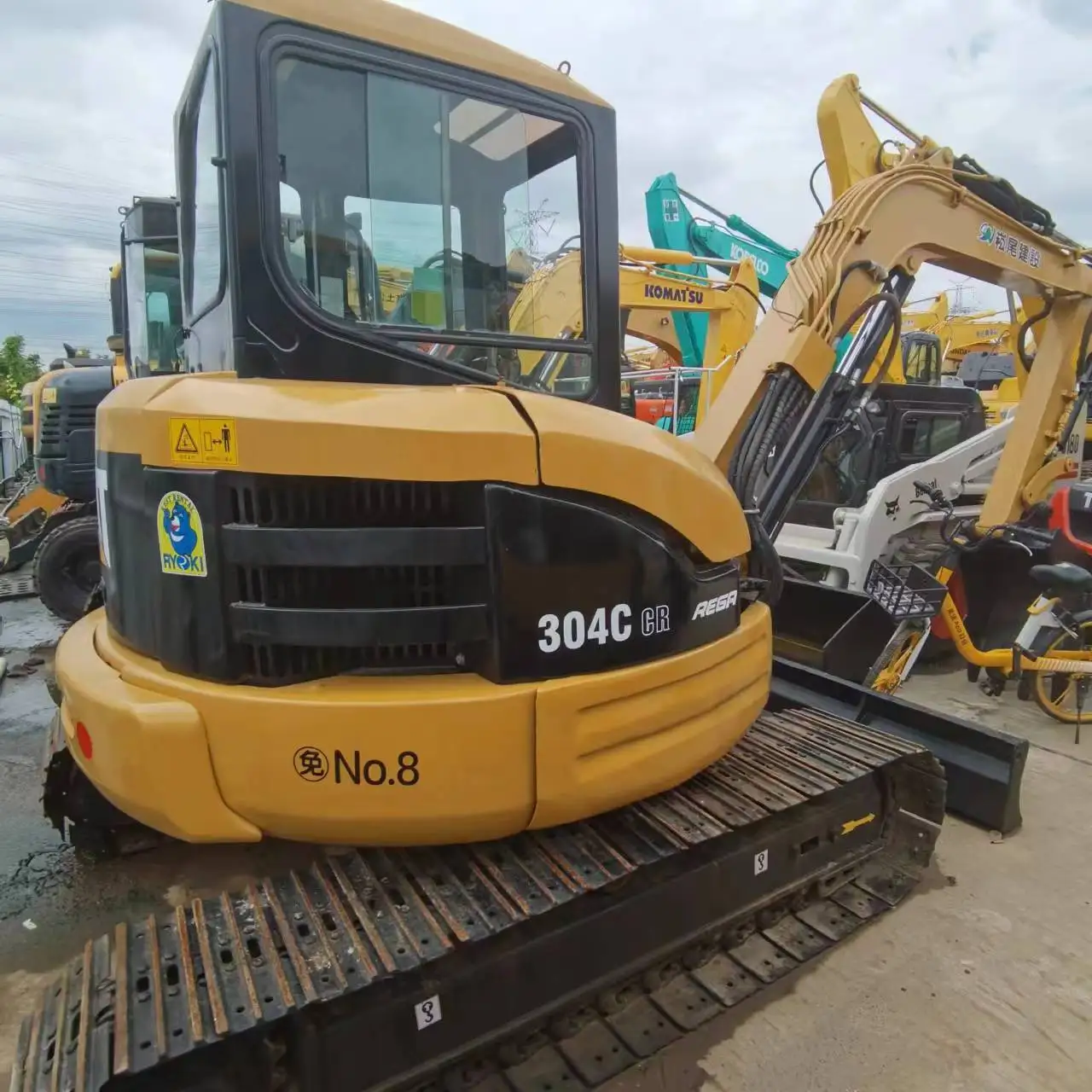 Caterpillar Mini Excavator cat 304C 4ton Second Hand Micro Crawler Digger Cat 304 305 306 307 usd Excavator for garden home use