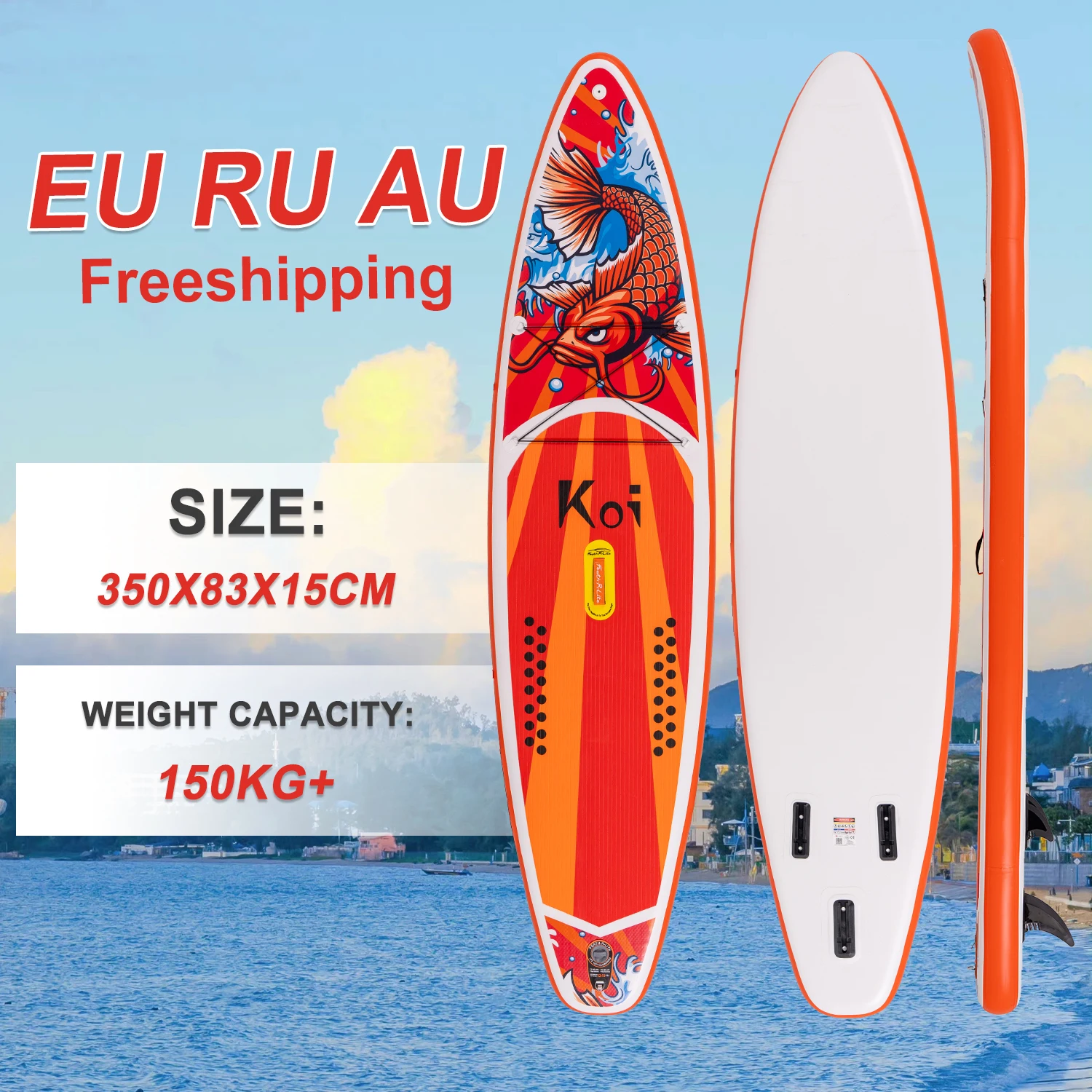 Fly Eagle Factory Direct Good Price Durable Inflatable Stand-Up Paddle Board for Surfing Fishing High Quality Inflatable SUP